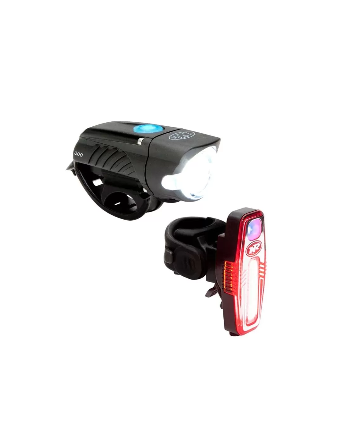 NiteRider Swift 300 Headlight & Sabre 110 Taillight Bike Light Set (Open Box)
